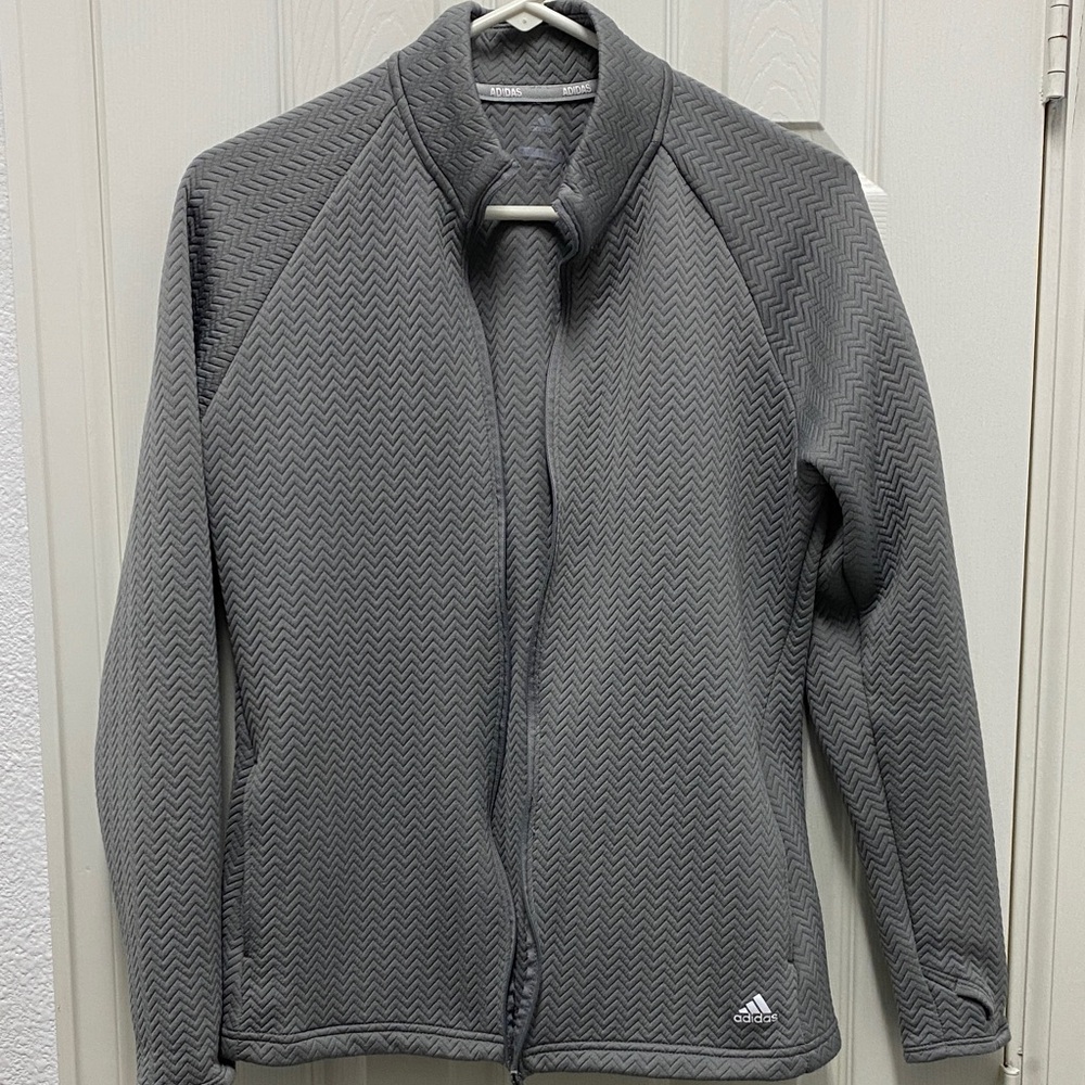 Adidas gray L Full-Zip Jacket